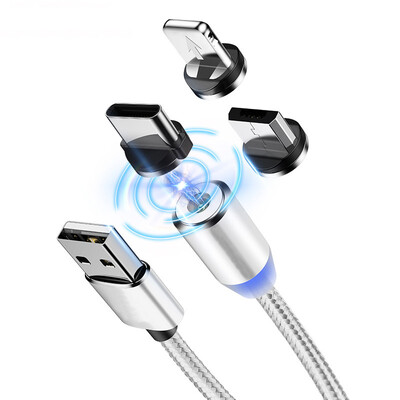 3IN1 LED Magnetic Cables USB to Micro-USB Type C IOS ports 21A charger cable for iPhone X Max Sungsung S9 Andriod Smart Phones
3IN1 LED Magnetic Cables USB to Micro-USB Type C IOS ports 21A charger cable for iPhone X Max Sungsung S9 Andriod Smart Phones