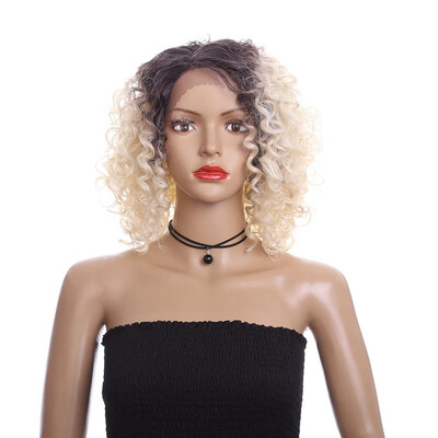 YYONG Short Wigs T4613 Color 14 Inch Lace Wigs Kinky Curly Synthetic Wigs For Women Heat Resisitant Hair Lace Wigs
YYONG Short Wigs T4613 Color 14 Inch Lace Wigs Kinky Curly Synthetic Wigs For Women Heat Resisitant Hair Lace Wigs
