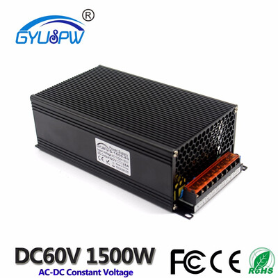 Switching switch Power Supply DC 60V 25A 1500w Power Adapter Driver Transformer 110V 220V AC DC60V for Stepper CNC CCTV Motor
Switching switch Power Supply DC 60V 25A 1500w Power Adapter Driver Transformer 110V 220V AC DC60V for Stepper CNC CCTV Motor
