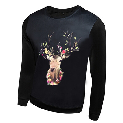 Spring 2016 Fashion Hooded Mens Skateboard Fawn Printing Men Hip Hop Sweatshirts Man Fleece Hoody Pullover Sportswear Clothing
Spring 2016 Fashion Hooded Mens Skateboard Fawn Printing Men Hip Hop Sweatshirts Man Fleece Hoody Pullover Sportswear Clothing