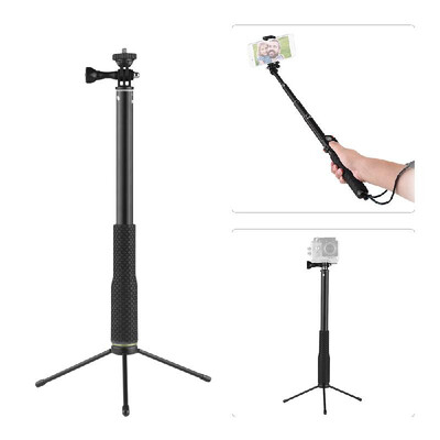 LDX-808 Suit Aluminum Alloy Selfie Stick Kit 36cm-110cm 4-Section Extendible Handheld Selfie Stick with Remote Controller Clip
LDX-808 Suit Aluminum Alloy Selfie Stick Kit 36cm-110cm 4-Section Extendible Handheld Selfie Stick with Remote Controller Clip