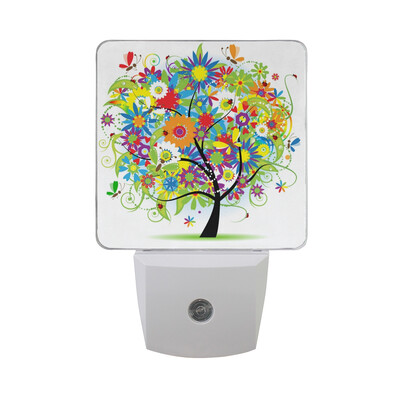 ALAZA LED Night Light With Smart Dusk To Dawn SensorColorful Tree With Abstract Background Plug In Night Light
ALAZA LED Night Light With Smart Dusk To Dawn SensorColorful Tree With Abstract Background Plug In Night Light