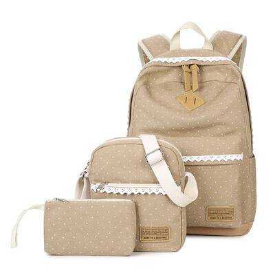 2018 new shoulder bag female canvas backpack female three-piece mother bag Korean version of the middle school student bag
2018 new shoulder bag female canvas backpack female three-piece mother bag Korean version of the middle school student bag