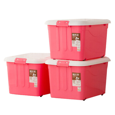 Citylong plastic storage box finishing box large storage box 3 Pack environmental protection material pink 60L 6063
Citylong plastic storage box finishing box large storage box 3 Pack environmental protection material pink 60L 6063