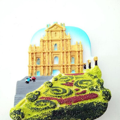 1Pcs Macau Ruins Aromatherapy Cold Porcelain Hand-Painted 3D Fridge Magnets Travel Souvenirs Refrigerator Magnetic Stickers
1Pcs Macau Ruins Aromatherapy Cold Porcelain Hand-Painted 3D Fridge Magnets Travel Souvenirs Refrigerator Magnetic Stickers
