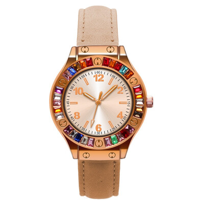 2018 New Women Fashion Luxury Leisure Set Auger Leather Analog Stainless Steel Quartz Watch
2018 New Women Fashion Luxury Leisure Set Auger Leather Analog Stainless Steel Quartz Watch
