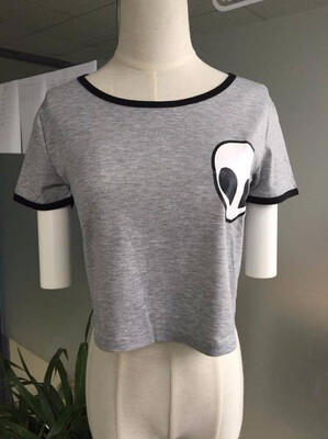 women's short-sleeved T-shirt alien embroidered T-shirt black and white striped T-shirt pant shirt top summer crop tops aliens
women's short-sleeved T-shirt alien embroidered T-shirt black and white striped T-shirt pant shirt top summer crop tops aliens