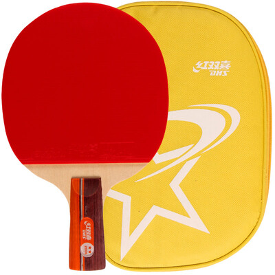 Double Happiness DHS table tennis racket straight shot double-sided anti-plastic ring with fast attack single shot R2006 with film sets
Double Happiness DHS table tennis racket straight shot double-sided anti-plastic ring with fast attack single shot R2006 with film sets