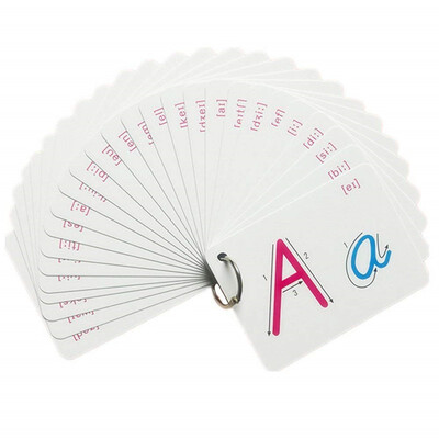 26 pc- Alphabet Flash Cards-English word learning card&pocket size flash card for Preschool children-English Vocabulary Cards
26 pc- Alphabet Flash Cards-English word learning card&pocket size flash card for Preschool children-English Vocabulary Cards