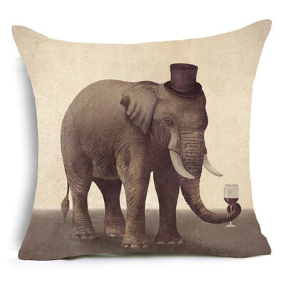 Animal collection Gorilla tiger elephant big black bear Cushion Cover Invisible Zipper Pillow Cover Polyester Square Pillow Case
Animal collection Gorilla tiger elephant big black bear Cushion Cover Invisible Zipper Pillow Cover Polyester Square Pillow Case