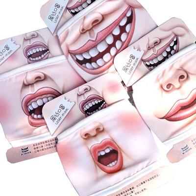 Funny Expression Mouth Mask4pcs3D Funny Mischievous Creative Warm Anti Dust Cotton Mouth Mask
Funny Expression Mouth Mask4pcs3D Funny Mischievous Creative Warm Anti Dust Cotton Mouth Mask