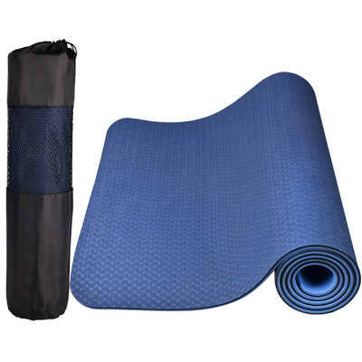 Aoyi Yoga 6mm TPE environment-friendly yoga mat Extended non-slip fitness mat knapsack attached Deep blue&extended 183cm
Aoyi Yoga 6mm TPE environment-friendly yoga mat Extended non-slip fitness mat knapsack attached Deep blue&extended 183cm