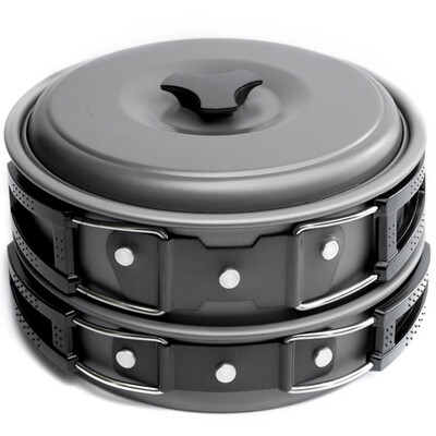 Outdoor Cookware Set Cooking Utensils Lightweight Pot Pan Bowls Tableware set kettle kit Camping Cookware kit for Hiking Backpack
Outdoor Cookware Set Cooking Utensils Lightweight Pot Pan Bowls Tableware set kettle kit Camping Cookware kit for Hiking Backpack