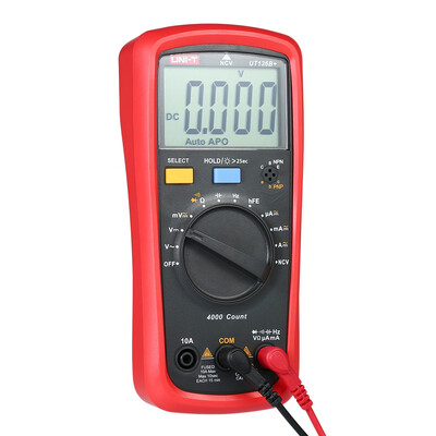 Digital Multimeter DCAC Voltage Current Meter NCV Capacitance Resistance Diode Tester multimetro Voltmeter Ammeter LCD UT136B
Digital Multimeter DCAC Voltage Current Meter NCV Capacitance Resistance Diode Tester multimetro Voltmeter Ammeter LCD UT136B