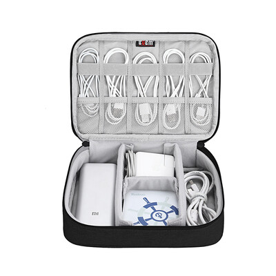 BUBM data cable storage bag power box multi-function charging line travel portable digital accessories finishing bag power accessories package black double laye
BUBM data cable storage bag power box multi-function charging line travel portable digital accessories finishing bag power accessories package black double laye