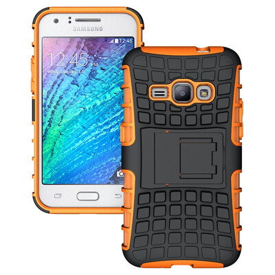 Fivice Samsung J1 2016 Case TPU anti-fall tire pattern back clip bracket phone case 
Fivice Samsung J1 2016 Case TPU anti-fall tire pattern back clip bracket phone case