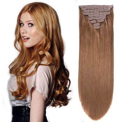 BHF Hair Clips on Hair Brazilian Virgin Hair Clip In Extensions Grade 8A Remy Human Hair Double Weft 7PiecesLot 100g 16Clips 
BHF Hair Clips on Hair Brazilian Virgin Hair Clip In Extensions Grade 8A Remy Human Hair Double Weft 7PiecesLot 100g 16Clips