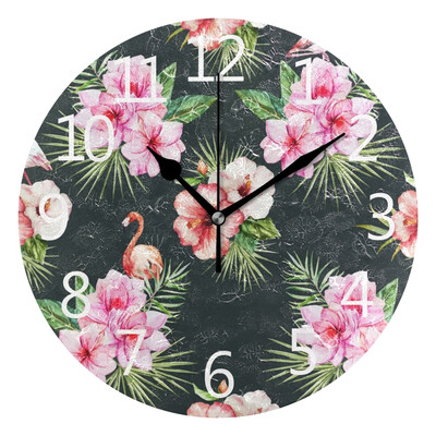 Wall Clock Arabic Numerals Design Beautiful Flowers And Swan Round
Wall Clock Arabic Numerals Design Beautiful Flowers And Swan Round