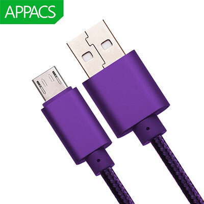 APPACS Micro USB Cable Fast Charging Mobile Phone Andriod Cable Adapter 5V2A 1m 2m 3m USB Data Charger Cable for Samsung HTC LG
APPACS Micro USB Cable Fast Charging Mobile Phone Andriod Cable Adapter 5V2A 1m 2m 3m USB Data Charger Cable for Samsung HTC LG