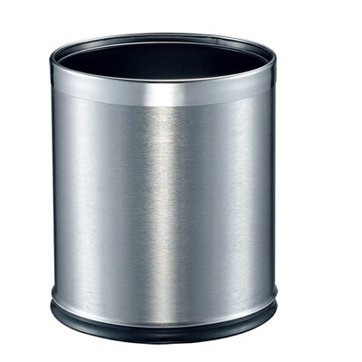 EKO trash cans household round double stainless steel trash cans without cover garbage basket 9445 sand steel 10L
EKO trash cans household round double stainless steel trash cans without cover garbage basket 9445 sand steel 10L