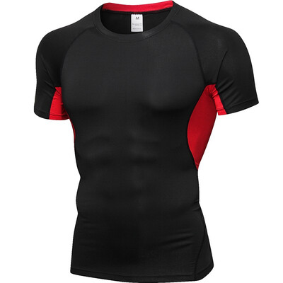 Mens Sportswear Compression Fitness Tights Running Shirt Training Short Gym ManS T-Shirt
Mens Sportswear Compression Fitness Tights Running Shirt Training Short Gym ManS T-Shirt
