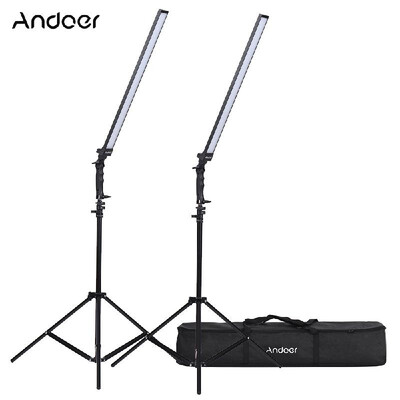 Andoer Photography Studio LED Lighting Kit Dimmable LED Video Light Handheld Fill Light with Light Stand 36W 5500K CRI90 for Shoo
Andoer Photography Studio LED Lighting Kit Dimmable LED Video Light Handheld Fill Light with Light Stand 36W 5500K CRI90 for Shoo