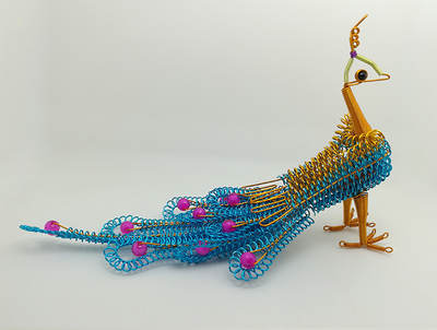 peachick Creative handicraft aluminum wire aluminum wire model decoration Folk handicraft handmade Phoenix
peachick Creative handicraft aluminum wire aluminum wire model decoration Folk handicraft handmade Phoenix