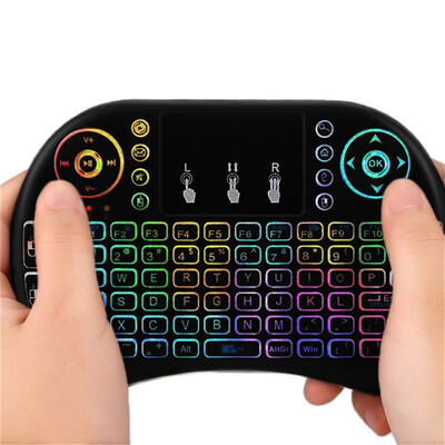 i8 Mini Backlight Wireless Keyboard Touchpad Mouse - BLACK Ultra-Sensitive Mouse Touch-pad With 360-Degree Flip Design
i8 Mini Backlight Wireless Keyboard Touchpad Mouse - BLACK Ultra-Sensitive Mouse Touch-pad With 360-Degree Flip Design