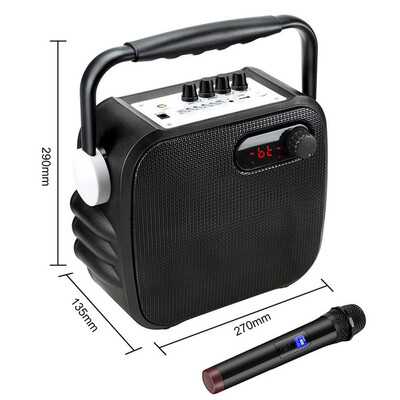 OutdoorKaraoke OK Music Box Subwoofer Stereo Bluetooth Speaker with Wireless Microphone AUX TF Card U Disk MP3 Pplayer Recording
OutdoorKaraoke OK Music Box Subwoofer Stereo Bluetooth Speaker with Wireless Microphone AUX TF Card U Disk MP3 Pplayer Recording