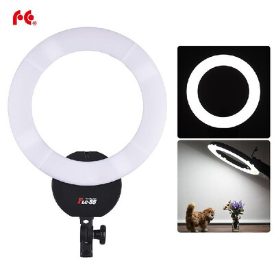 FalconEyes FLC-55 16 Inch Fluorescent Video Ring Light Lamp 55W 5600K Studio Portrait Photography Lighting with White Filter
FalconEyes FLC-55 16 Inch Fluorescent Video Ring Light Lamp 55W 5600K Studio Portrait Photography Lighting with White Filter