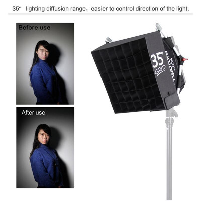 Aputure EZ BOX Portable Photography Studio Diffuser Cloth Softbox Fabric Grid Kit with Carrying Bag for Amaran AL-528 & HR-672
Aputure EZ BOX Portable Photography Studio Diffuser Cloth Softbox Fabric Grid Kit with Carrying Bag for Amaran AL-528 & HR-672