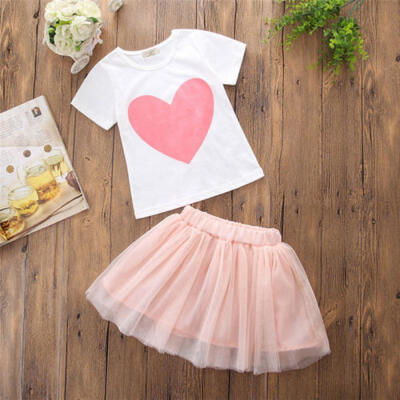 Summer Family Clothes Mother Daughter Heart Short Sleeve TopsSkirts Girls Dress
Summer Family Clothes Mother Daughter Heart Short Sleeve TopsSkirts Girls Dress
