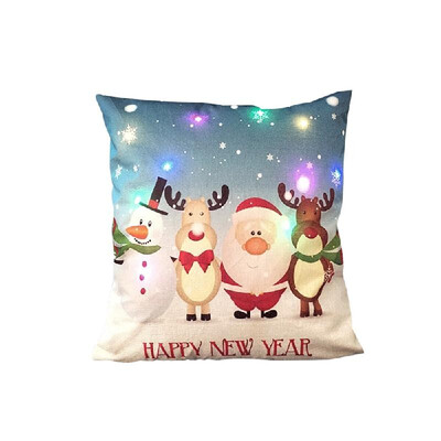 18 18 inches 45 45cm Linen Colorful LED Light Christmas Cushion Cover Decorative Sofa Car Throw Pillow Case Pillowcase Chris
18 18 inches 45 45cm Linen Colorful LED Light Christmas Cushion Cover Decorative Sofa Car Throw Pillow Case Pillowcase Chris