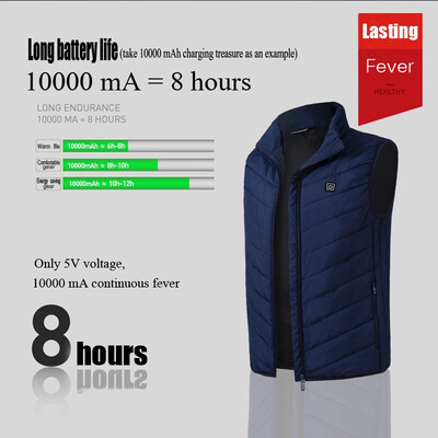 Charging heating vest 2019 autumn&winter new smart heating electric hot vest cotton coat Slim warm vest
Charging heating vest 2019 autumn&winter new smart heating electric hot vest cotton coat Slim warm vest