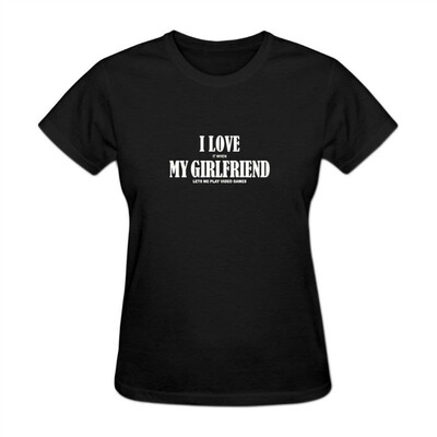Sinony Womens Front Printed I Love It When My Girlfriend Lets Me Play Video Games Graphic Crewneck T-Shirt
Sinony Womens Front Printed I Love It When My Girlfriend Lets Me Play Video Games Graphic Crewneck T-Shirt
