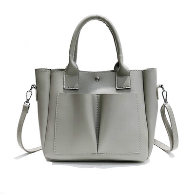 Designer Women PU Leather Handbag Black Grey Causal Tote Bag Large Capacity Shoulder bag Shopping Luxury Handbags Women Bags D
Designer Women PU Leather Handbag Black Grey Causal Tote Bag Large Capacity Shoulder bag Shopping Luxury Handbags Women Bags D
