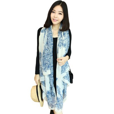 MSEK WSJ13995 Women&39s scarf Korean version of the Bali yarn scarf air conditioning shawl blue&white porcelain blue
MSEK WSJ13995 Women&39s scarf Korean version of the Bali yarn scarf air conditioning shawl blue&white porcelain blue