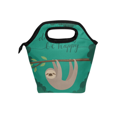 Insulated Lunch Tote Bag Happy Sloth Travel Picnic Lunch Handbags Portable Zipper Lunch Bag Box
Insulated Lunch Tote Bag Happy Sloth Travel Picnic Lunch Handbags Portable Zipper Lunch Bag Box