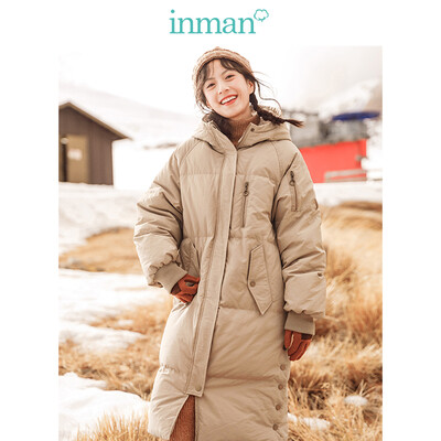 INMAN 2018 winter new plus velvet hood long over the knee windproof warm thick down jacket jacket female 1884121170 khaki
INMAN 2018 winter new plus velvet hood long over the knee windproof warm thick down jacket jacket female 1884121170 khaki