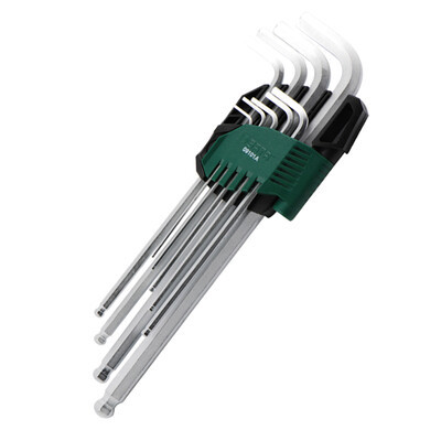 Мир (SATA) Установите шестиугольный элемент шестигранный ключ гаечный ключ хром-ванадиевой стали 09101A 9 специальности мяч
Мир (SATA) Установите шестиугольный элемент шестигранный ключ гаечный ключ хром-ванадиевой стали 09101A 9 специальности мяч