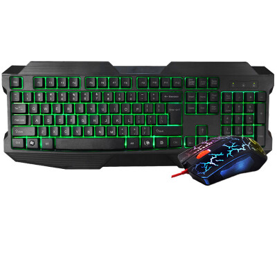 

Комплектая игровая клавиатура и мышь HYUNDAI HY MA97 с подсветкой（Английская версия)