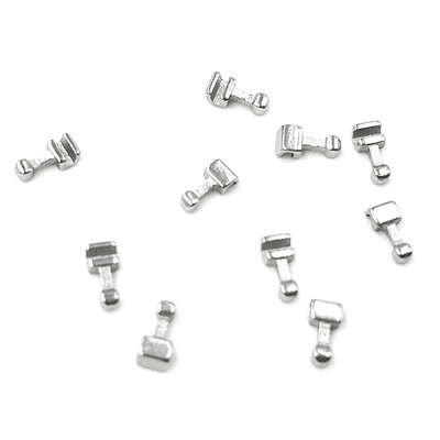 10 Pcs Dental Orthodontic Crimpable Hook Dental Materials Orthodontic Braces Stainless Steel Crimpable Hook
10 Pcs Dental Orthodontic Crimpable Hook Dental Materials Orthodontic Braces Stainless Steel Crimpable Hook
