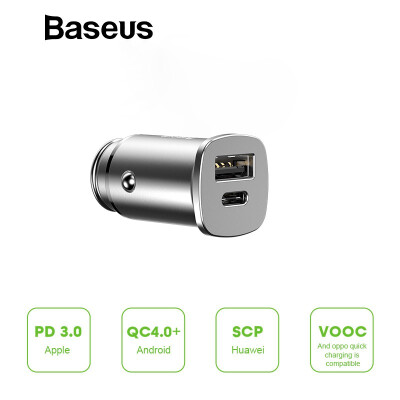 Baseus Quick Charge 40 30 AFC SCP Car Charger For iPhone Samsung Xiaomi 30W Dual USB PD Type C Fast Charging Car Phone Charger
Baseus Quick Charge 40 30 AFC SCP Car Charger For iPhone Samsung Xiaomi 30W Dual USB PD Type C Fast Charging Car Phone Charger