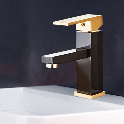 Gold color handle basin faucet cold&hot water bathroom faucet fashion black style taps mixer
Gold color handle basin faucet cold&hot water bathroom faucet fashion black style taps mixer