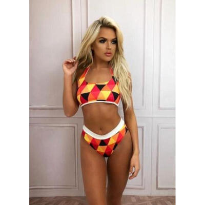 Women High Waist Push-up Padded Bandage Bikini Set Swimsuit Swimwear Bathing US
Women High Waist Push-up Padded Bandage Bikini Set Swimsuit Swimwear Bathing US