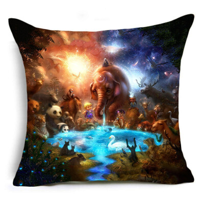 Animal Cushion Cover Mother&son style Affection wolf dog zebra Pillow Covers for Sofa seat square housse de coussin Cojines
Animal Cushion Cover Mother&son style Affection wolf dog zebra Pillow Covers for Sofa seat square housse de coussin Cojines
