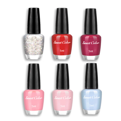 Sweet Color Water-borne Micro-light Nail Polish Rising Rose Finger color 6 sets of two sets (environmental raw materials fragrance can peel white crystal purple
Sweet Color Water-borne Micro-light Nail Polish Rising Rose Finger color 6 sets of two sets (environmental raw materials fragrance can peel white crystal purple