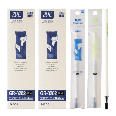 True color (TRUECOLOR) GR-8202 Yayun full needle middle pen 0.38 black 20 / box 2 box
True color (TRUECOLOR) GR-8202 Yayun full needle middle pen 0.38 black 20 / box 2 box