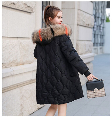 Cotton womens long section 2018 winter new down cotton pad Korean version of the thick warm loose hooded jacket
Cotton womens long section 2018 winter new down cotton pad Korean version of the thick warm loose hooded jacket