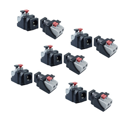 ZDM 5Pairs Intelligent Connection DC Power Male Female 55x21mm Connector Adapter Plug Cable Pressed for LED Strips 12V
ZDM 5Pairs Intelligent Connection DC Power Male Female 55x21mm Connector Adapter Plug Cable Pressed for LED Strips 12V